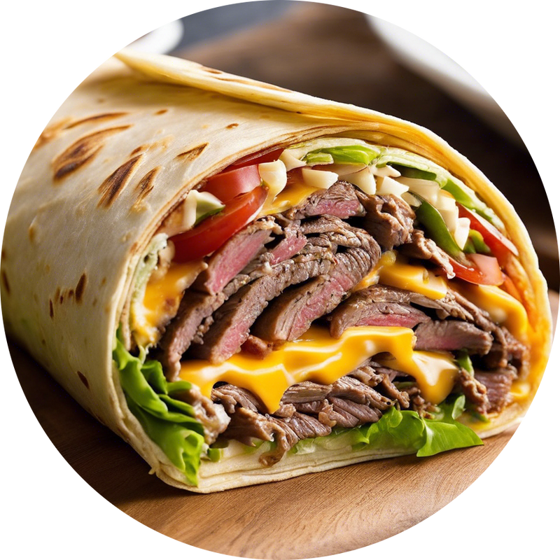 Steak and Cheese Wrap